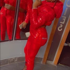 Red Shane justin outfit